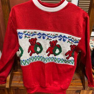 Vintage 1980s Color Cues Red Women's Sweaters | 85% Polyester, 15% Cotton | W Sm